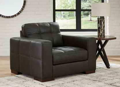 Luigi - Chair And A Half - Thunder Arm Chairs by Signature Design by Ashley® - Walls Furniture & Mattress