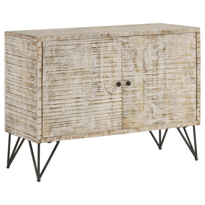 Eileen - 2 Door Wood Storage Accent Cabinet Accent Cabinets by CoasterEssence - Walls Furniture & Mattress