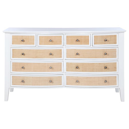 Bexhill - 10 - Drawer Dresser Dressers by Coaster Fine Furniture - Walls Furniture & Mattress