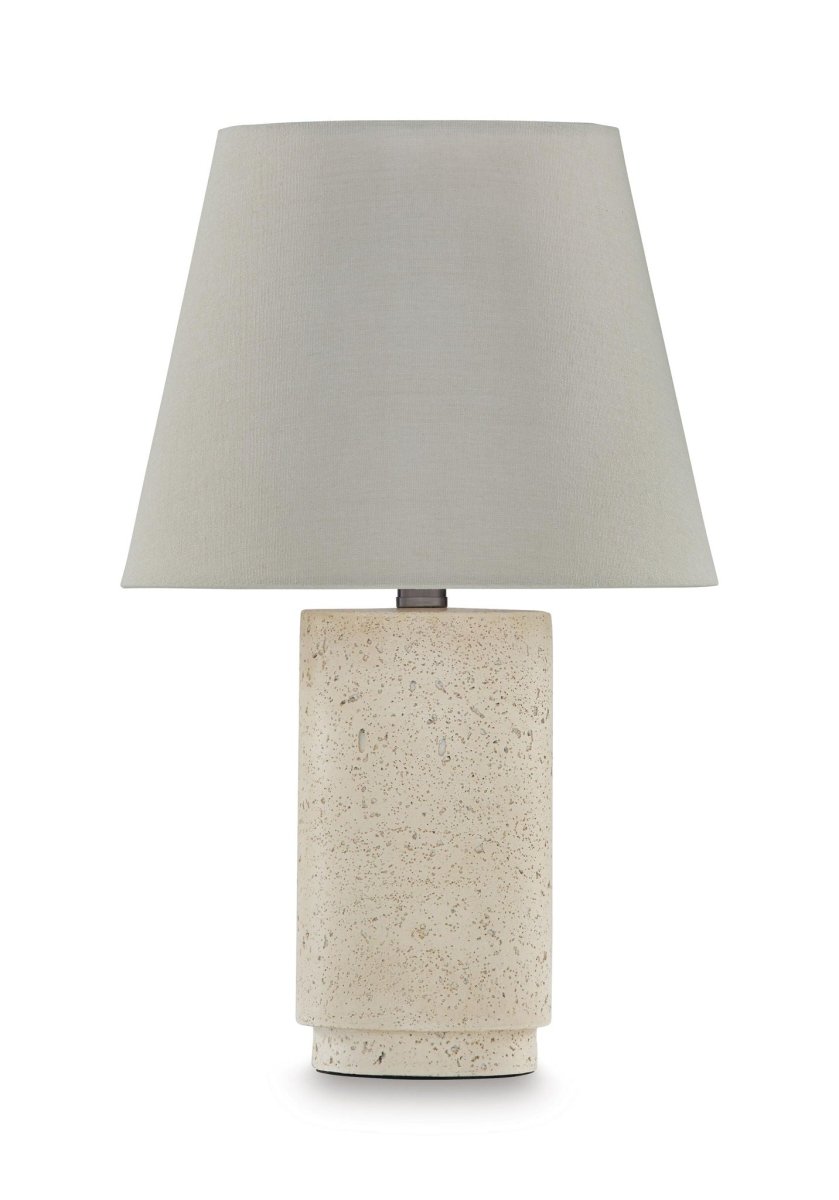 Bronnerdale - Poly Table Lamp - Beige Table Lamps by Signature Design by Ashley® - Walls Furniture & Mattress