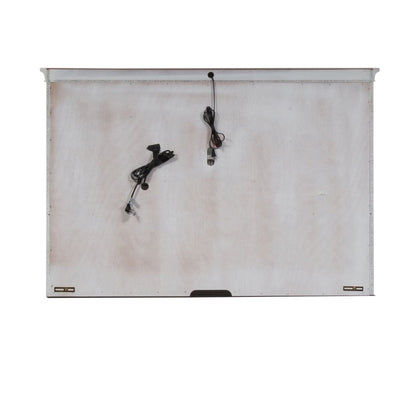 Allyson Park - Jr Executive Credenza Hutch - Wirebrushed White / Charcoal Hutches by Liberty Furniture - Walls Furniture & Mattress