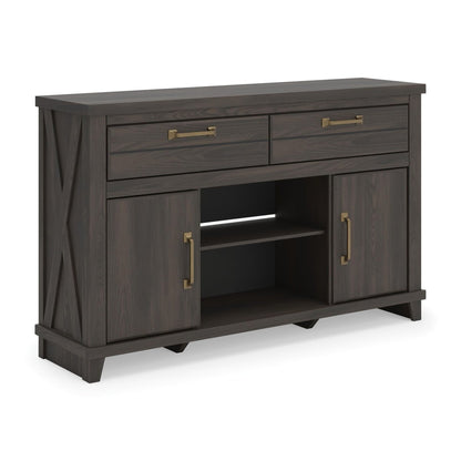 Brazen Valley - TV Stand With Fireplace Option TV Stands by Signature Design by Ashley® - Walls Furniture & Mattress