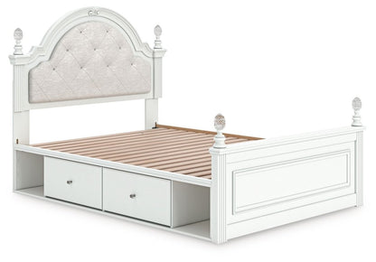 Kozlani - Upholstered Panel Storage Bed Storage Beds by Signature Design by Ashley® - Walls Furniture & Mattress