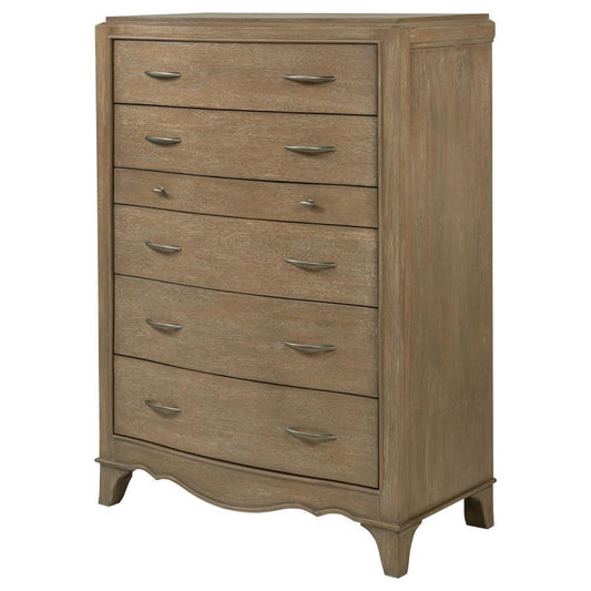 Revello - 6 - Drawer Bedroom Chest Of Drawers - Washed Mango Accent Chests by Coaster Fine Furniture - Walls Furniture & Mattress