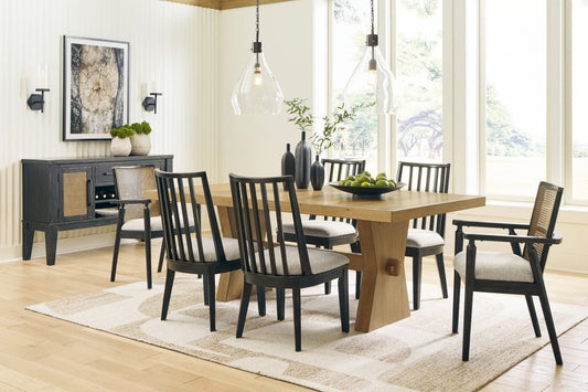 Galliden - Rectangular Dining Room Set 8 + Piece Dining Room Sets by Signature Design by Ashley® - Walls Furniture & Mattress
