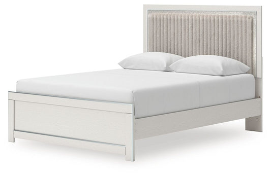 Zuraleus - Upholstered Panel Platform Bed With Roll Slats Panel Beds by Signature Design by Ashley® - Walls Furniture & Mattress