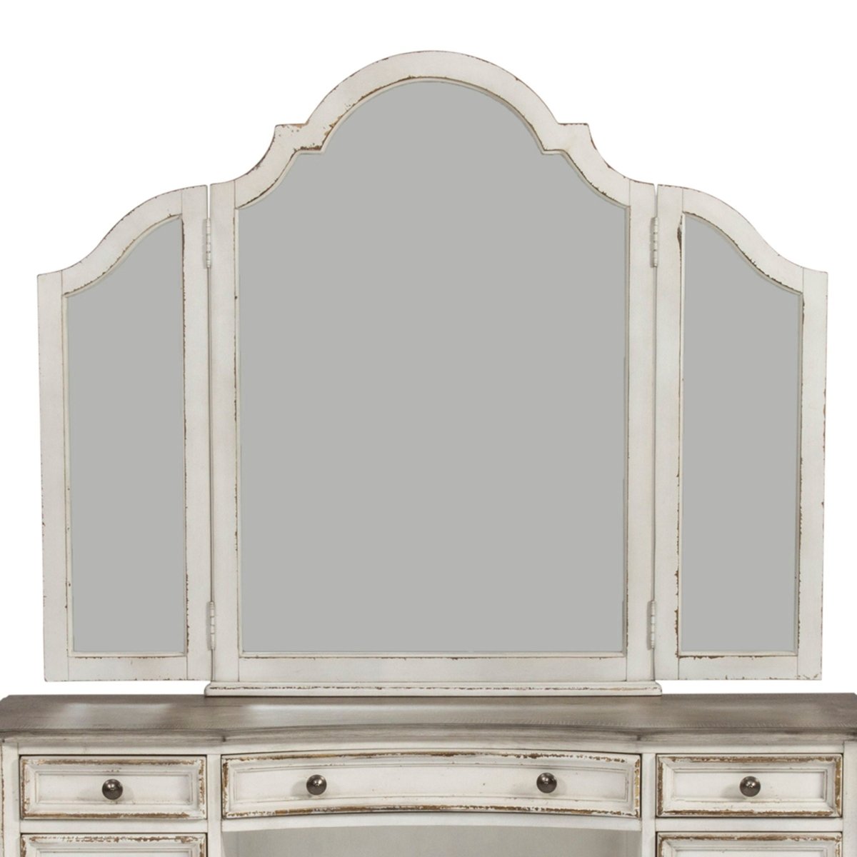 Magnolia Manor - Vanity Mirror - White Vanity Mirrors by Liberty Furniture - Walls Furniture & Mattress