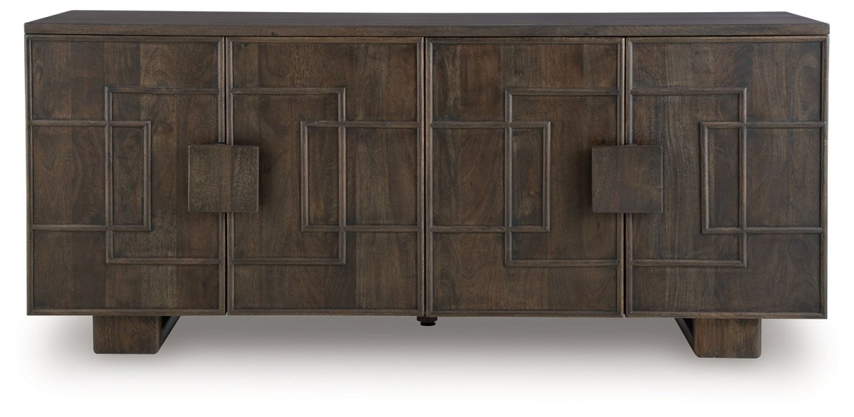 Cato - Dark Brown - Accent Cabinet Accent Cabinets by Signature Design by Ashley® - Walls Furniture & Mattress