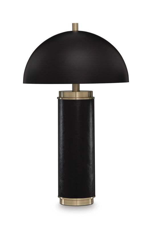 Lemland - Metal Table Lamp - Black / Gold Finish Table Lamps by Signature Design by Ashley® - Walls Furniture & Mattress