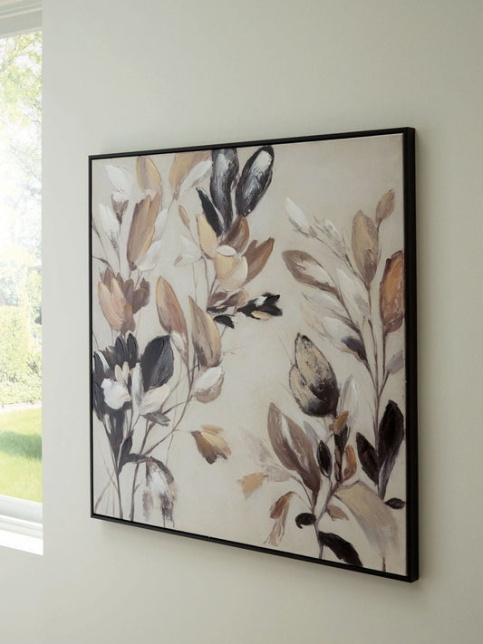 Trulow - Tan / Brown / Black - Wall Art Canvas Art by Signature Design by Ashley® - Walls Furniture & Mattress