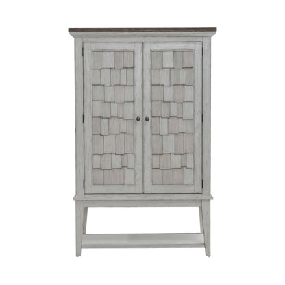 River Place - Bar Cabinet - White