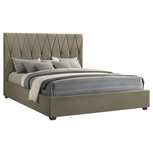 Delsea - Upholstered Platform Bed Upholstered Beds by Coaster Fine Furniture - Walls Furniture & Mattress