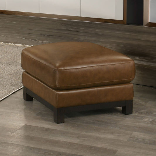 Sayer - Ottoman - Brown Upholstered Ottomans by New Classic - Walls Furniture & Mattress
