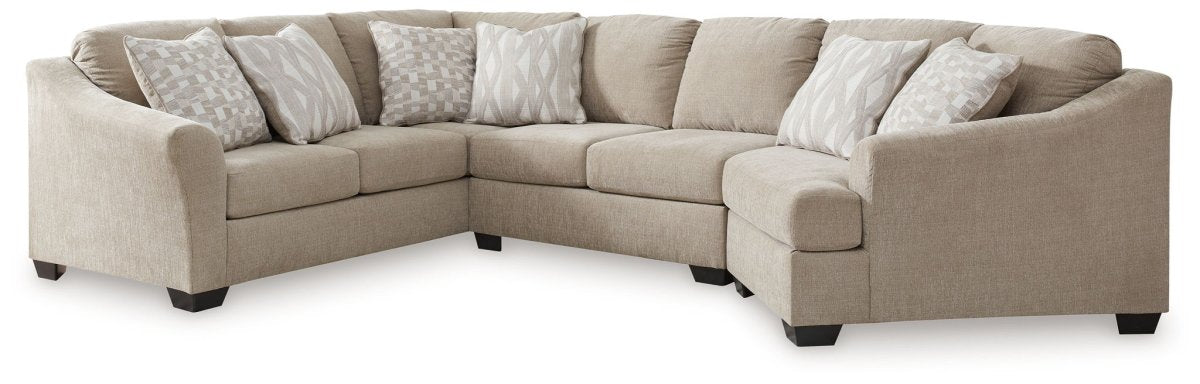 Brogan Bay - Sectional Stationary Sectionals by Signature Design by Ashley® - Walls Furniture & Mattress