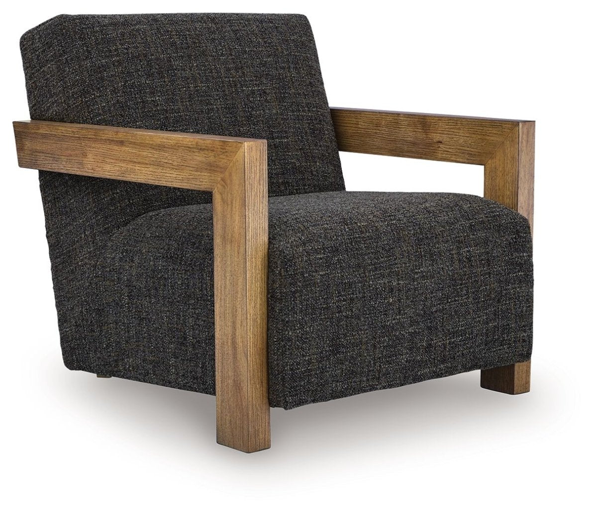 Dorney - Accent Chair - Charcoal / Brown Accent Chairs by Signature Design by Ashley® - Walls Furniture & Mattress