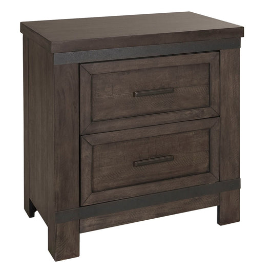 Thornwood Hills - Nightstand - Dark Brown Accent Nightstands by Liberty Furniture - Walls Furniture & Mattress