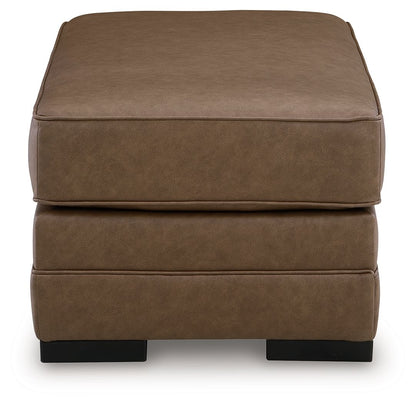 VillaCourt - Caramel - Ottoman Upholstered Ottomans by Benchcraft® - Walls Furniture & Mattress