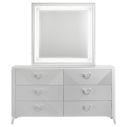 Cassia - 6 - Drawer Bedroom Dresser Cabinet Dressers by Coaster Fine Furniture - Walls Furniture & Mattress