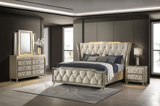 Lorient - Bedroom Set 4 Piece Bedroom Sets by Coaster Fine Furniture - Walls Furniture & Mattress