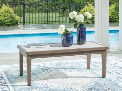 Rainier Ranch - Rectangular Cocktail Table - Brown / Beige Coffee Tables by Signature Design by Ashley® - Walls Furniture & Mattress