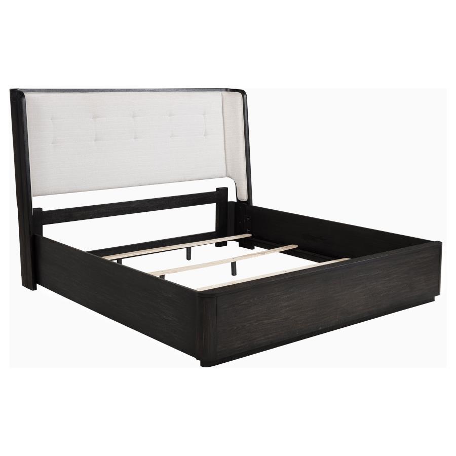 Leandro - Wingback Bed Upholstered Beds by Coaster Fine Furniture - Walls Furniture & Mattress