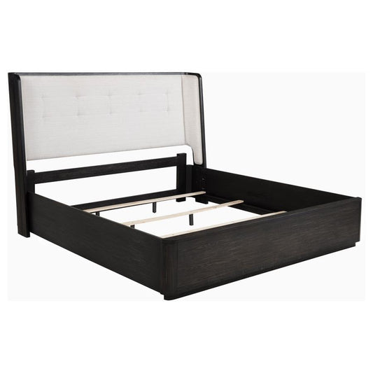 Leandro - Wingback Bed Upholstered Beds by Coaster Fine Furniture - Walls Furniture & Mattress