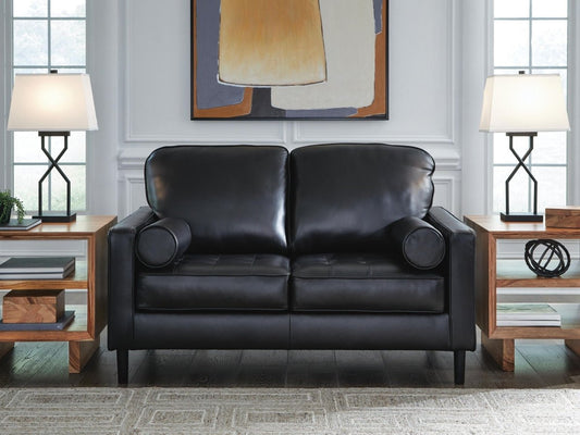 Bryceview - Loveseat - Onyx Stationary Loveseats by Signature Design by Ashley® - Walls Furniture & Mattress