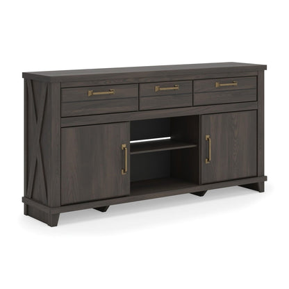 Brazen Valley - TV Stand With Fireplace Option TV Stands by Signature Design by Ashley® - Walls Furniture & Mattress