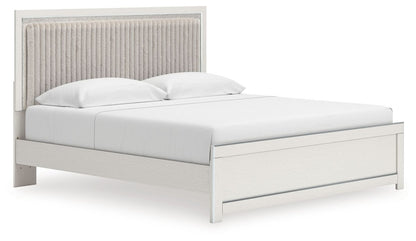 Zuraleus - Upholstered Panel Platform Bed With Roll Slats Panel Beds by Signature Design by Ashley® - Walls Furniture & Mattress