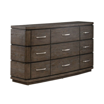 Cascade Falls - 9 Drawer Dresser - Satin Espresso Dressers by Liberty Furniture - Walls Furniture & Mattress