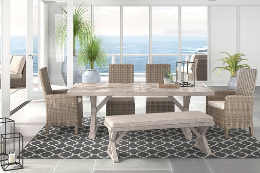 Beachcroft - Outdoor Dining Room Set 6 Piece Outdoor Sets by Signature Design by Ashley® - Walls Furniture & Mattress