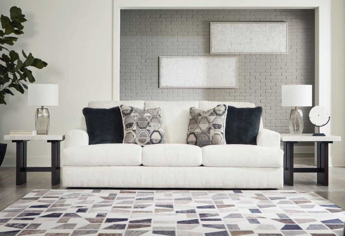 Karinne - Living Room Set Stationary Chair & Ottoman by Signature Design by Ashley® - Walls Furniture & Mattress