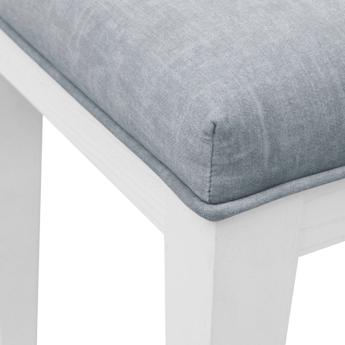 Reflections - Vanity Stool - Pearl White & Rhinestone Vanity Stools by Liberty Furniture - Walls Furniture & Mattress