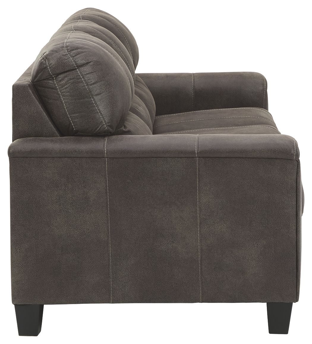 Navi - Sofa - Smoke Stationary Sofas by Signature Design by Ashley® - Walls Furniture & Mattress