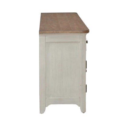 79" Fireplace TV Console - Medium Brown Fireplace TV Stands by Liberty Furniture - Walls Furniture & Mattress
