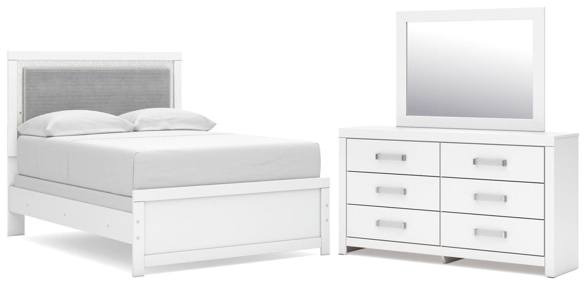 Maeling - Upholstered Panel Bedroom Set 4 Piece Bedroom Sets by Signature Design by Ashley® - Walls Furniture & Mattress