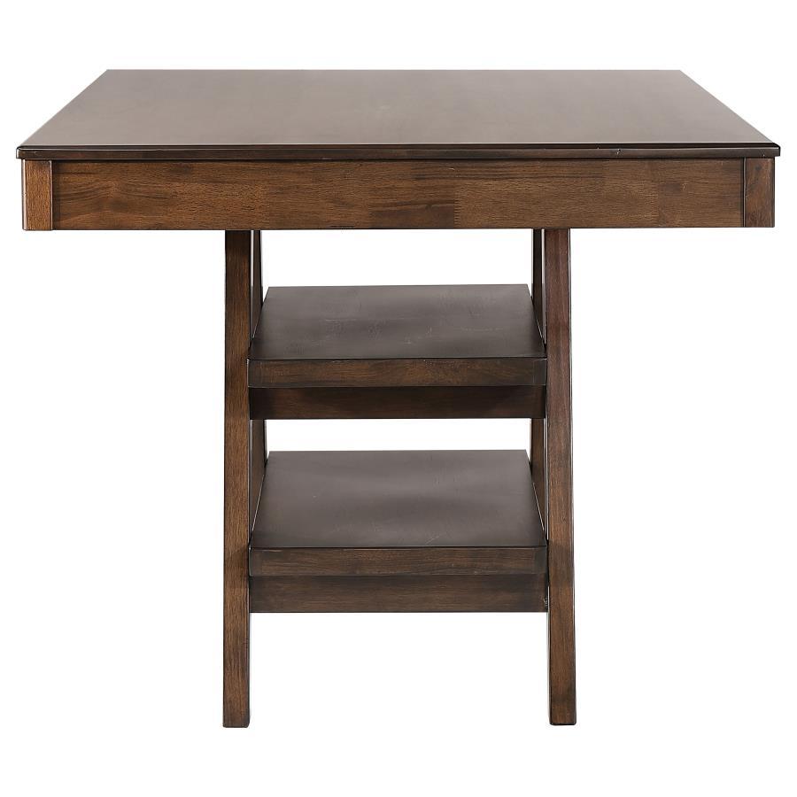 Dewey - 5 Piece Rectangular Dining Table Set - Walnut 5 Piece Dining Room Sets by CoasterEssence - Walls Furniture & Mattress