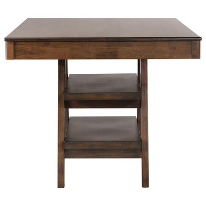 Dewey - 5 Piece Rectangular Dining Table Set - Walnut 5 Piece Dining Room Sets by CoasterEssence - Walls Furniture & Mattress