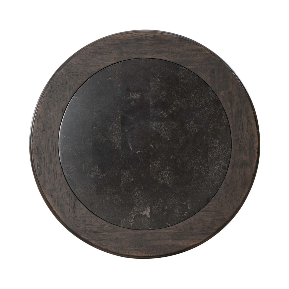 Paradise Valley - Round Chairside Table - Dark Brown Chair Side Tables by Liberty Furniture - Walls Furniture & Mattress