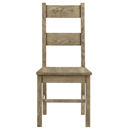 Cardova - Solid Wood Dining Side Chair (Set of 2) - Vineyard Oak Chair Sets by Coaster Fine Furniture - Walls Furniture & Mattress