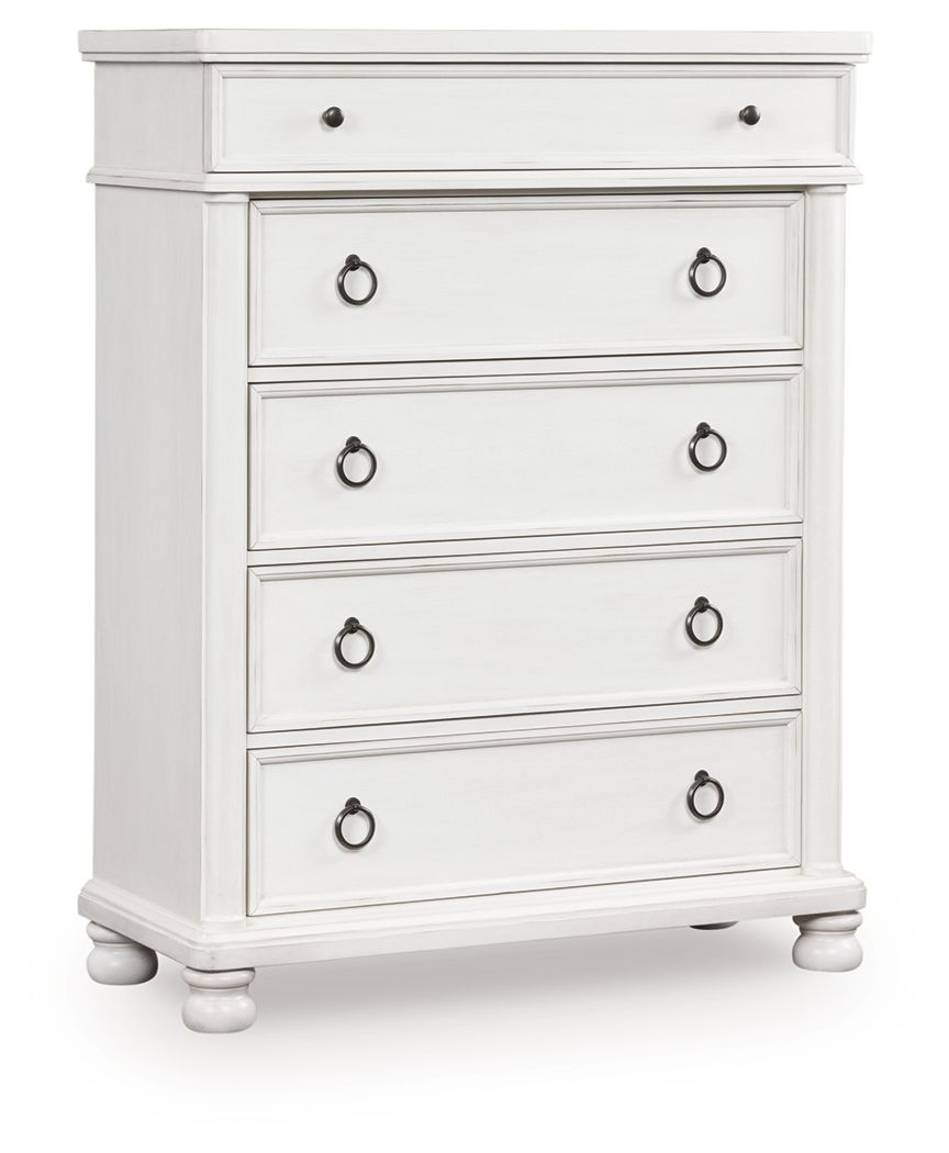 Rowlenstown - Five Drawer Chest Accent Chests by Signature Design by Ashley® - Walls Furniture & Mattress