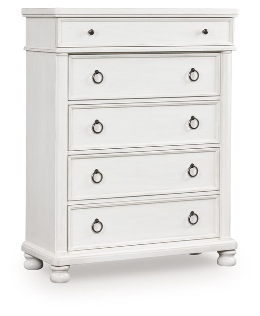 Rowlenstown - Five Drawer Chest Accent Chests by Signature Design by Ashley® - Walls Furniture & Mattress