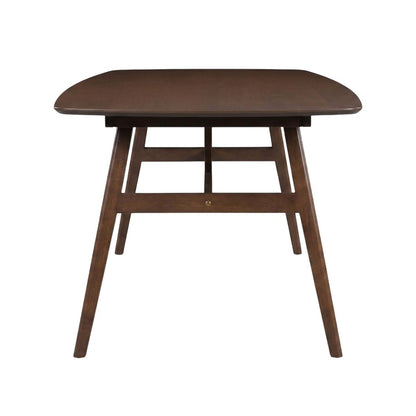 Miller - 78" Complete Dining Table - Dark Brown Dining Tables by New Classic - Walls Furniture & Mattress
