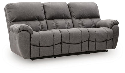 Bakerstein - Power Recline Sofa With Adjustable Headrest - Galaxy Reclining Sofas by Signature Design by Ashley® - Walls Furniture & Mattress