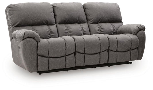Bakerstein - Power Recline Sofa With Adjustable Headrest - Galaxy Reclining Sofas by Signature Design by Ashley® - Walls Furniture & Mattress