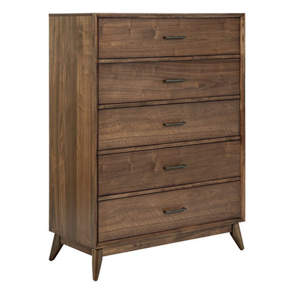 Century Modern - 5 Drawer Chest - Walnut Accent Chests by Liberty Furniture - Walls Furniture & Mattress
