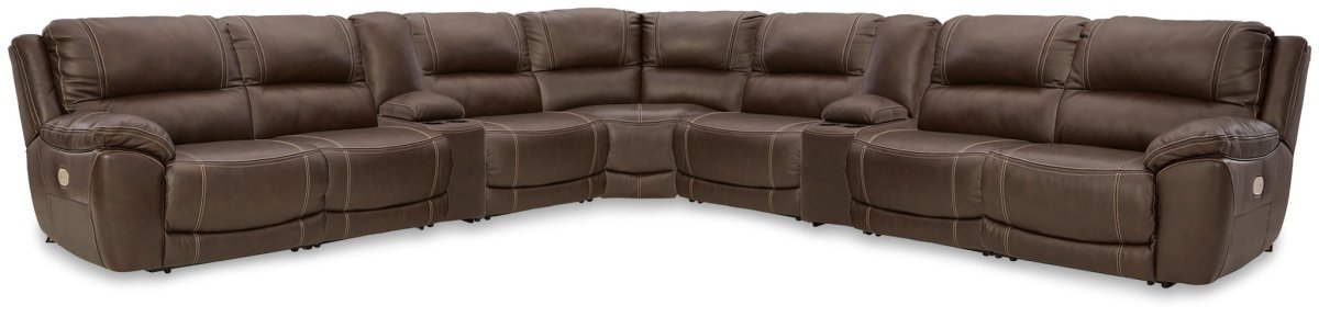 Dunleith - Power Reclining Sectional Reclining Sectionals by Signature Design by Ashley® - Walls Furniture & Mattress