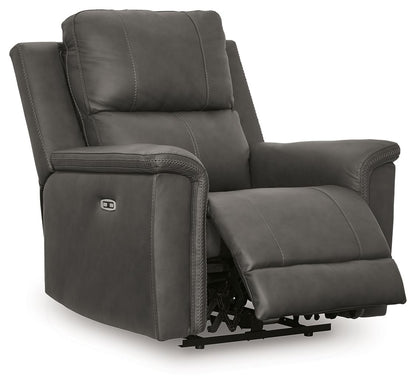 Bleckley - Power Recliner With Adjustable Headrest - Anchor