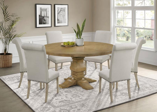 Florence - Round Dining Table Set 5 Piece Dining Room Sets by Coaster Fine Furniture - Walls Furniture & Mattress