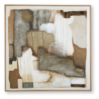 Wylander - Tan / Brown / Gray - Wall Art Canvas Art by Signature Design by Ashley® - Walls Furniture & Mattress